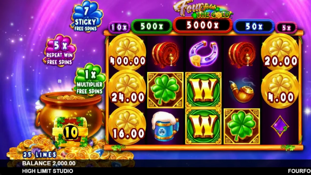 Leprechaun espacial em Fourfold the Gold
